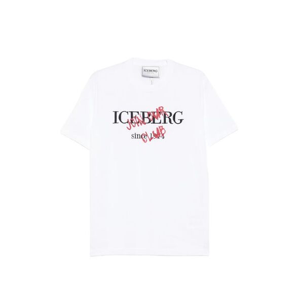 Iceberg White T-Shirts & Vests - T-Shirts Men
